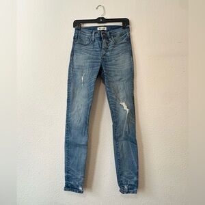 Madewell High-waisted Distressed Skinny Jean (Size 26)